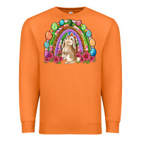 Carrot Easter rainbow Bunny Easter Day Premium Sweatshirt - Neo Western