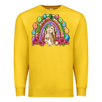 Lemon Easter rainbow Bunny Easter Day Premium Sweatshirt - Neo Western