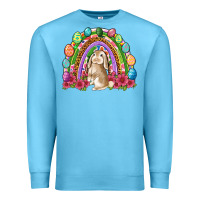 Ocean Blue Easter rainbow Bunny Easter Day Premium Sweatshirt - Neo Western