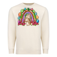 Sandshell Easter rainbow Bunny Easter Day Premium Sweatshirt - Neo Western