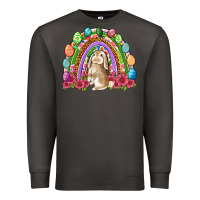 Smoke Easter rainbow Bunny Easter Day Premium Sweatshirt - Neo Western