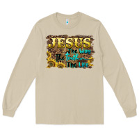 Mushroom jesus the way the truth the life Long Sleeve Tee - BarkalooDesign