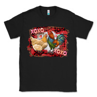 Black xoxo rooster and chicken Classic Tee - RanaPortraitStore