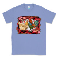 Colony Blue xoxo rooster and chicken Classic Tee - RanaPortraitStore