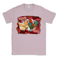 Lilac xoxo rooster and chicken Classic Tee - RanaPortraitStore