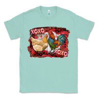 Xoxo Rooster And Chicken Classic Tee | Teevron