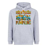 Heather Grey farm fresh pumpkins Heavyweight Hoodie - Zillion Design Studio