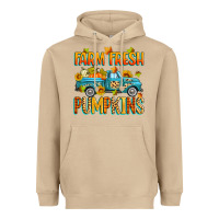 Mushroom farm fresh pumpkins Heavyweight Hoodie - Zillion Design Studio