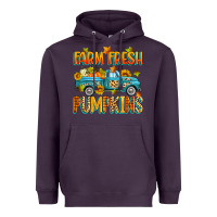Plum farm fresh pumpkins Heavyweight Hoodie - Zillion Design Studio