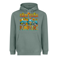 Sage farm fresh pumpkins Heavyweight Hoodie - Zillion Design Studio