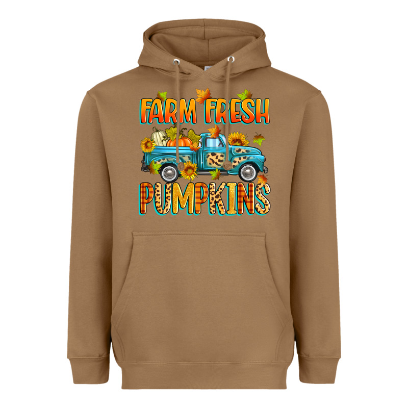 Farm Fresh Pumpkins Heavyweight Hoodie by Zillion Design Studio | Teevron