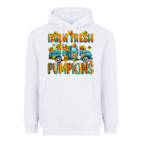 White farm fresh pumpkins Heavyweight Hoodie - Zillion Design Studio