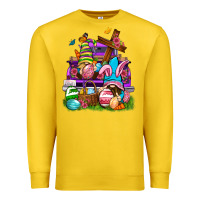 Lemon Easter gnomies truck Easter Day Premium Sweatshirt - Neo Western