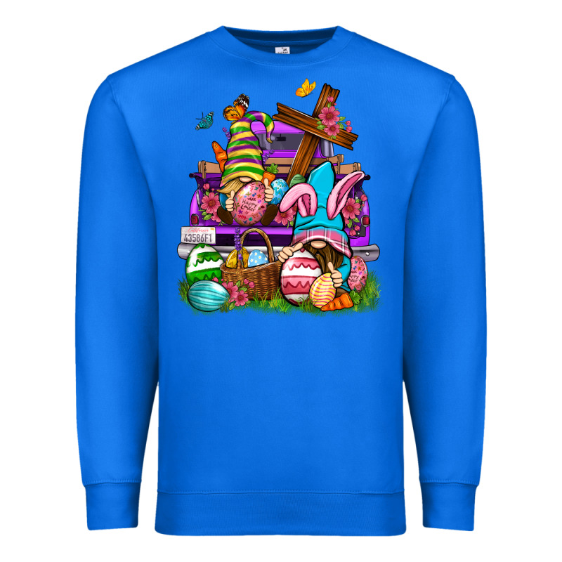 Easter Gnomies Truck Easter Day Premium Sweatshirt by Neo Western | Teevron