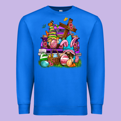 Easter Gnomies Truck Easter Day Premium Sweatshirt Designed By Neo Western