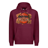 Burgundy basketball mom Premium Hoodie - AdoDesignShop