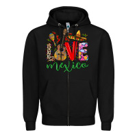 Black Love Mexico Zipper Hoodie - RanaPortraitStore