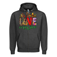 Charcoal Heather Love Mexico Zipper Hoodie - RanaPortraitStore
