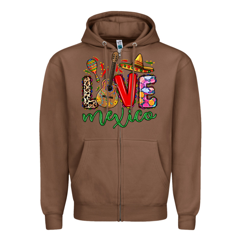 Love Mexico Zipper Hoodie by RanaPortraitStore | Teevron