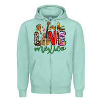 Seafoam Love Mexico Zipper Hoodie - RanaPortraitStore