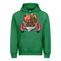Emerald Christmas truck Urban Hoodie - BarkalooDesign