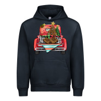 Navy Christmas truck Urban Hoodie - BarkalooDesign