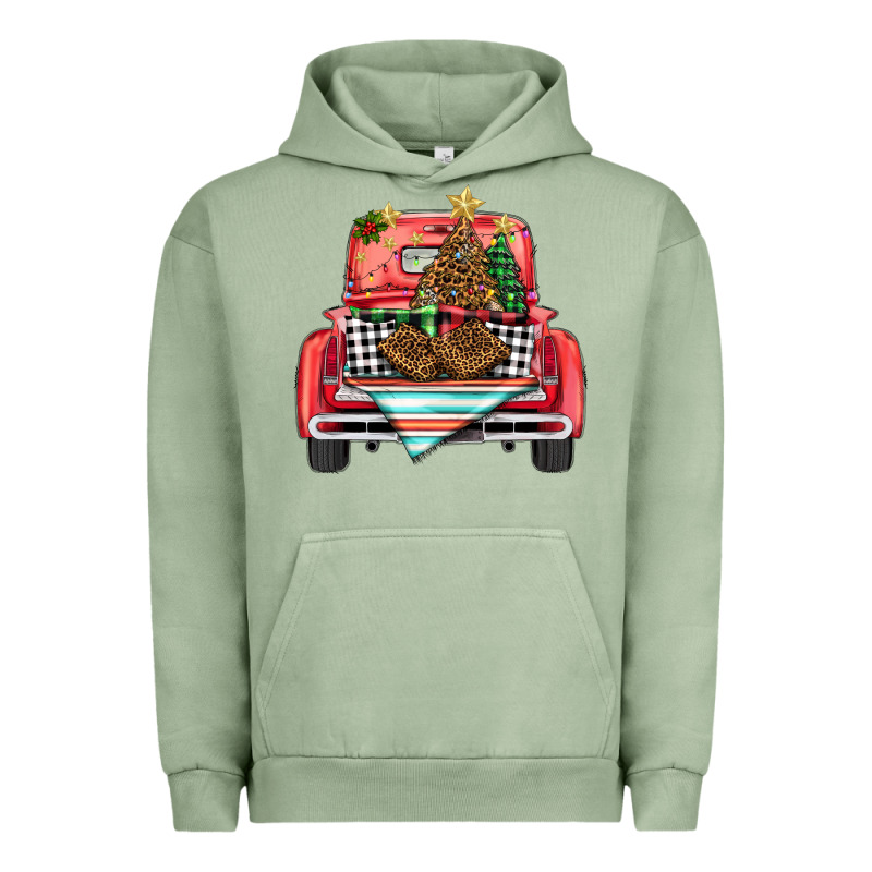 Christmas Truck Urban Hoodie by BarkalooDesign | Teevron
