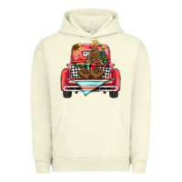 Pigment Pistachio Christmas truck Urban Hoodie - BarkalooDesign