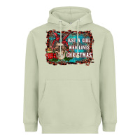 Matcha just a girl who loves christmas Heavyweight Hoodie - RanaPortraitStore