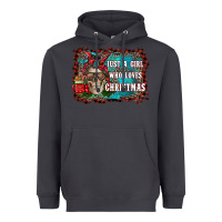 Smoke just a girl who loves christmas Heavyweight Hoodie - RanaPortraitStore