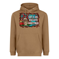 Toasted Coconut just a girl who loves christmas Heavyweight Hoodie - RanaPortraitStore