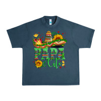 Midnight Navy papa cito with sunflowers and sombrero Urban Heavy Tee - Artiststas