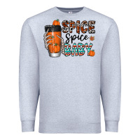 Heather Grey spice spice baby Premium Sweatshirt - CowhideDigitalArt