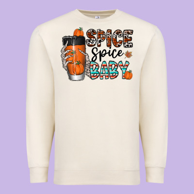 Spice Spice Baby Premium Sweatshirt Designed By Cowhidedigitalart