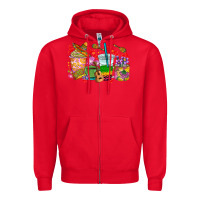 Red Mexico coffee cups Zipper Hoodie - RanaPortraitStore