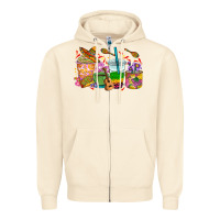 Sandshell Mexico coffee cups Zipper Hoodie - RanaPortraitStore