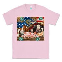 Bubblegum Pink American farm animals Classic Tee - RanaPortraitStore