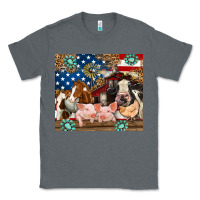Charcoal Heather American farm animals Classic Tee - RanaPortraitStore