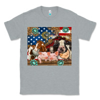 Heather Grey American farm animals Classic Tee - RanaPortraitStore