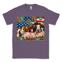 Lavender American farm animals Classic Tee - RanaPortraitStore