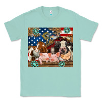 Seafoam American farm animals Classic Tee - RanaPortraitStore