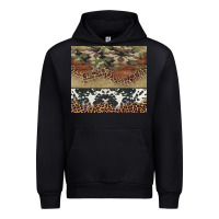 Black cowhide leopard camouflage Urban Hoodie - Jasminsmagicworld