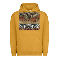 Pigment Peanut Butter cowhide leopard camouflage Urban Hoodie - Jasminsmagicworld