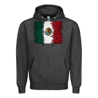 Mexican Flag Zipper Hoodie | Teevron