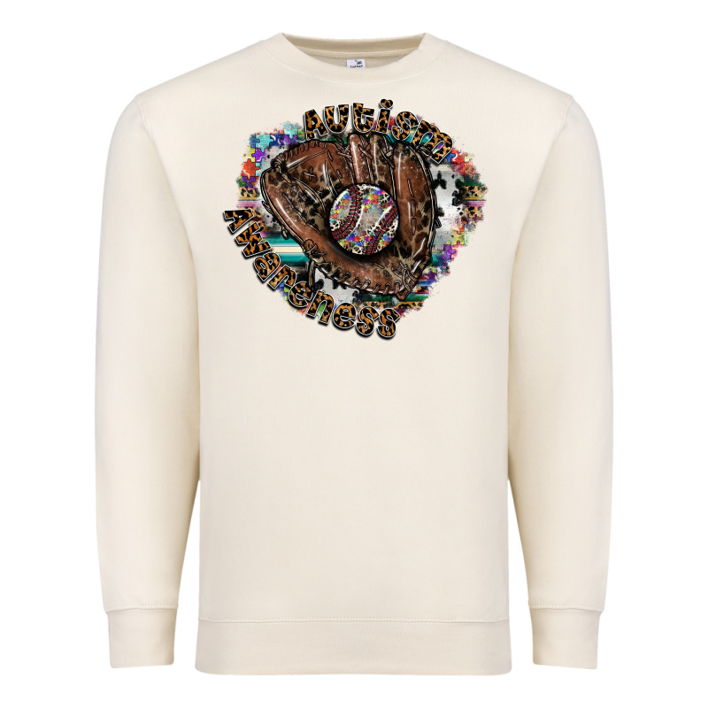 Autism Awareness Baseball Premium Sweatshirt by SublimationCraftShop | Teevron