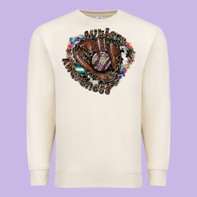 Autism Awareness Baseball Premium Sweatshirt Designed By Sublimationcraftshop