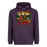 Plum just a girl who loves christmas Heavyweight Hoodie - RanaPortraitStore