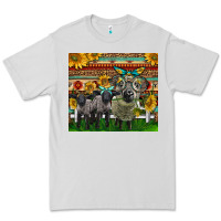Dove Grey Western Cute Hampshire Sheep Family Premium Tee - LillyAllenDesigns
