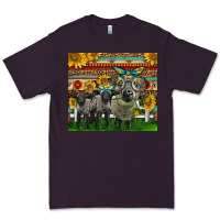 Plum Western Cute Hampshire Sheep Family Premium Tee - LillyAllenDesigns