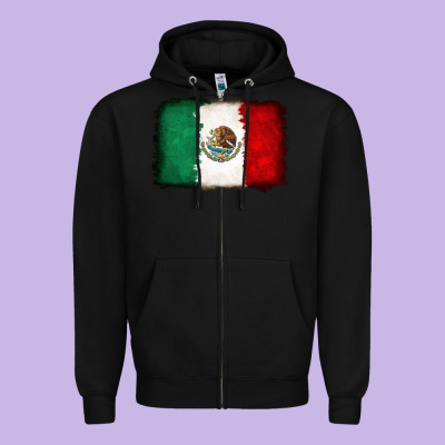 Zipper Hoodie Mexican flag
